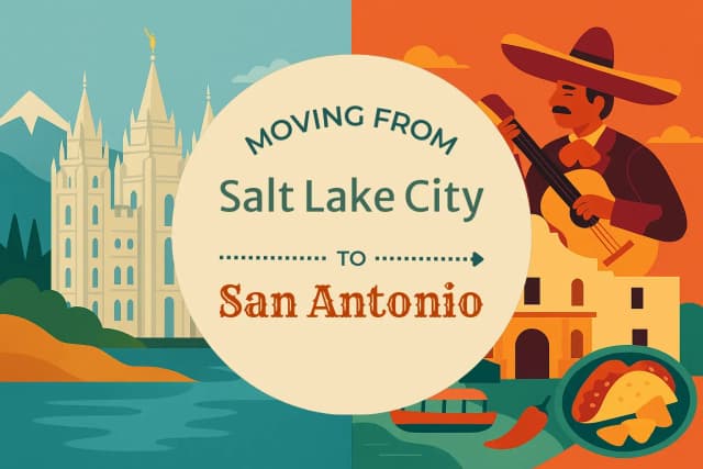 Moving from Salt Lake City to San Antonio