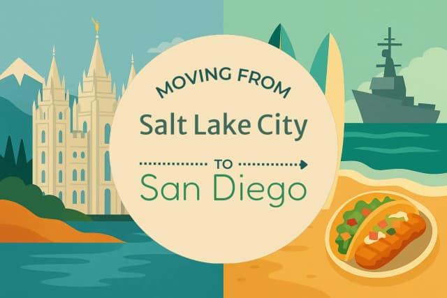 Moving from Salt Lake City to San Diego