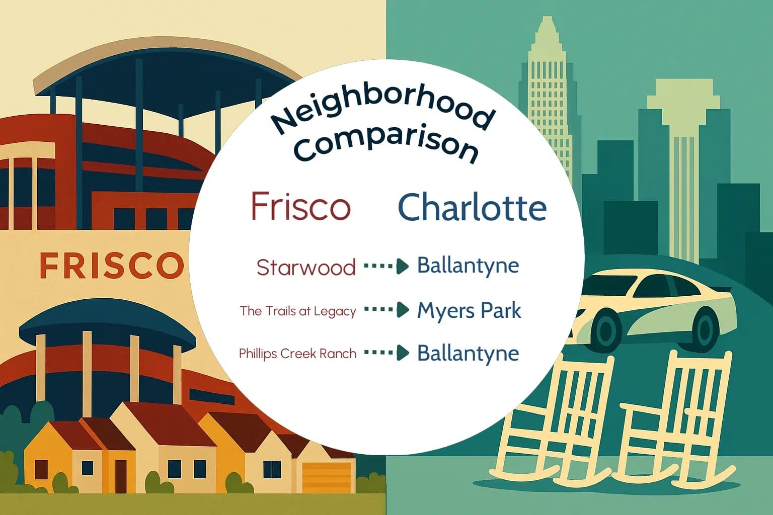 Frisco vs Charlotte Neighborhood Comparison