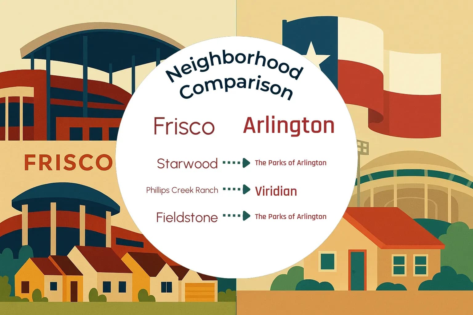 Frisco vs Arlington Neighborhood Comparison