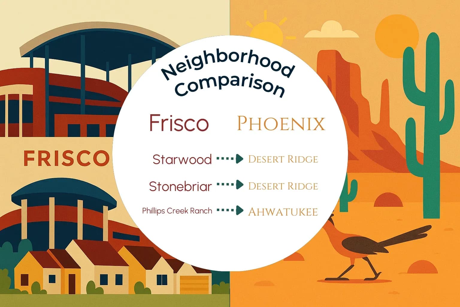 Frisco vs Phoenix Neighborhood Comparison