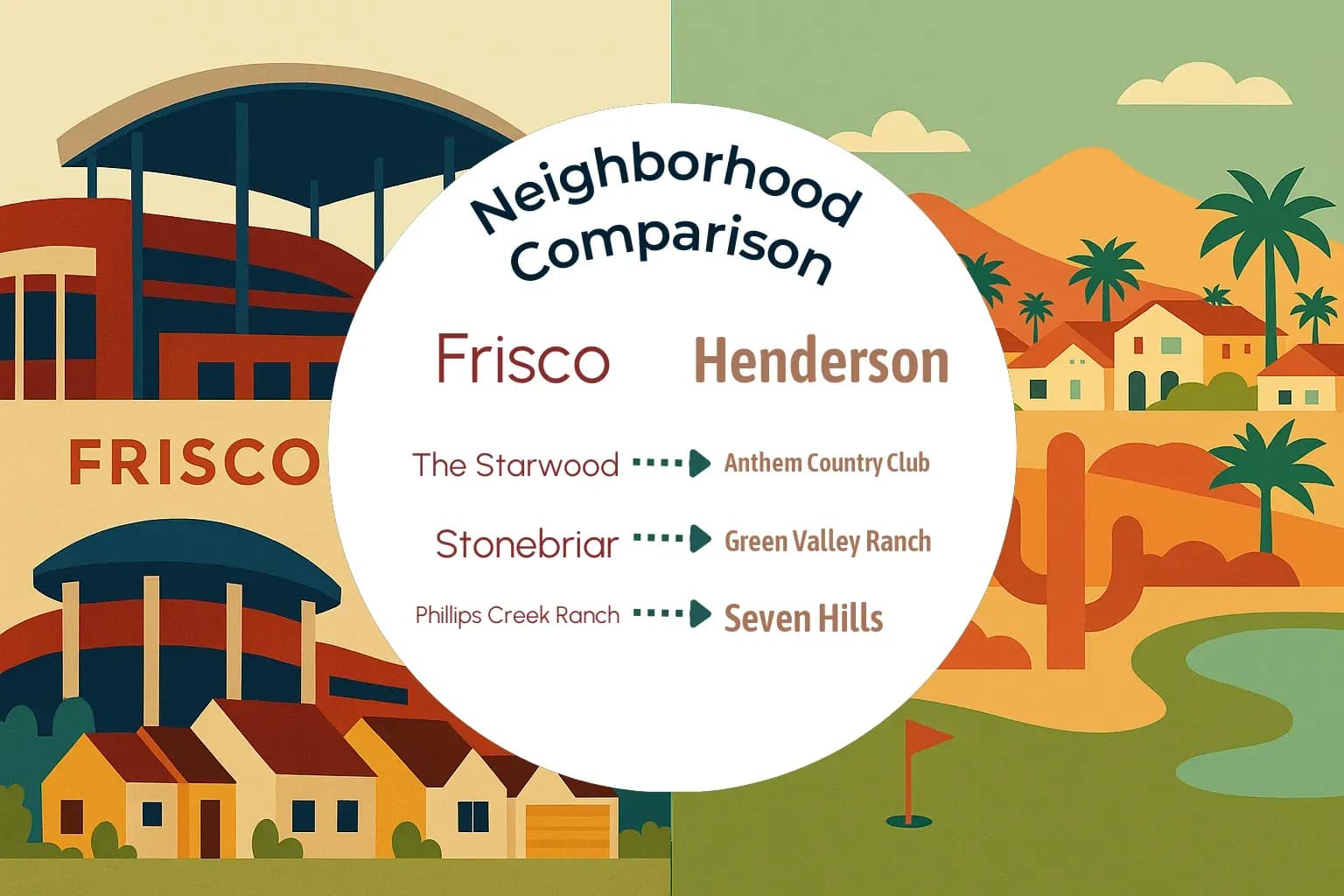 Frisco vs Henderson Neighborhood Comparison