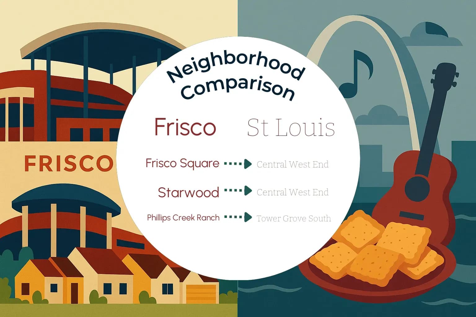 Frisco vs St. Louis Neighborhood Comparison