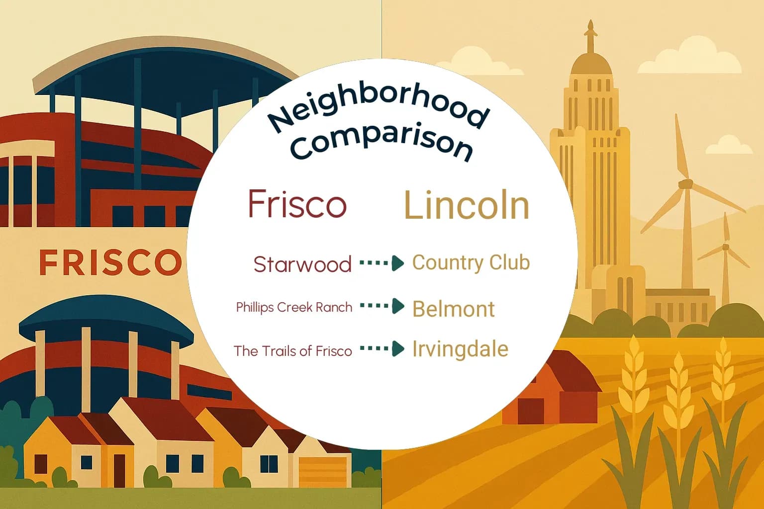 Frisco vs Lincoln Neighborhood Comparison