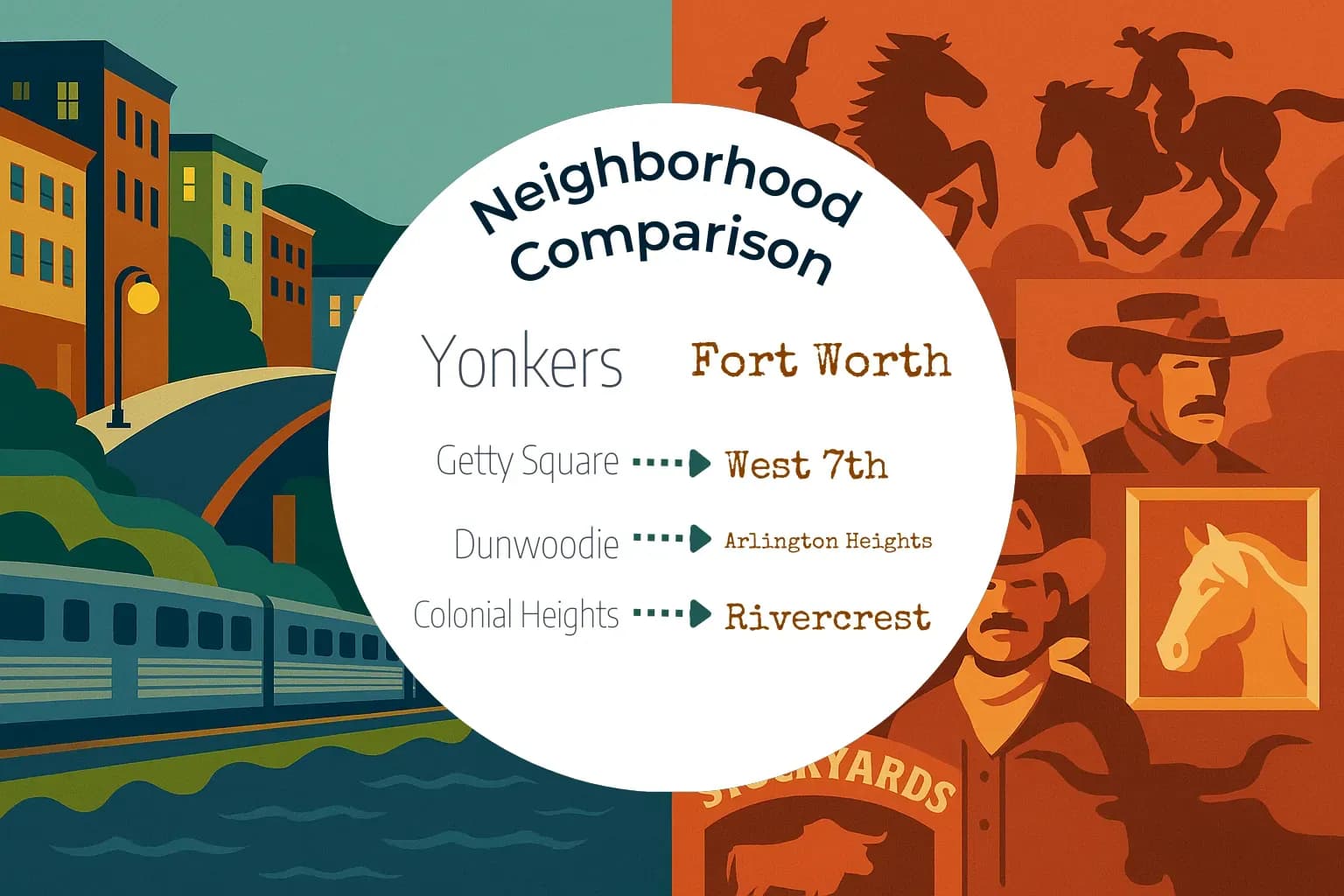 Yonkers vs Fort Worth Neighborhood Comparison