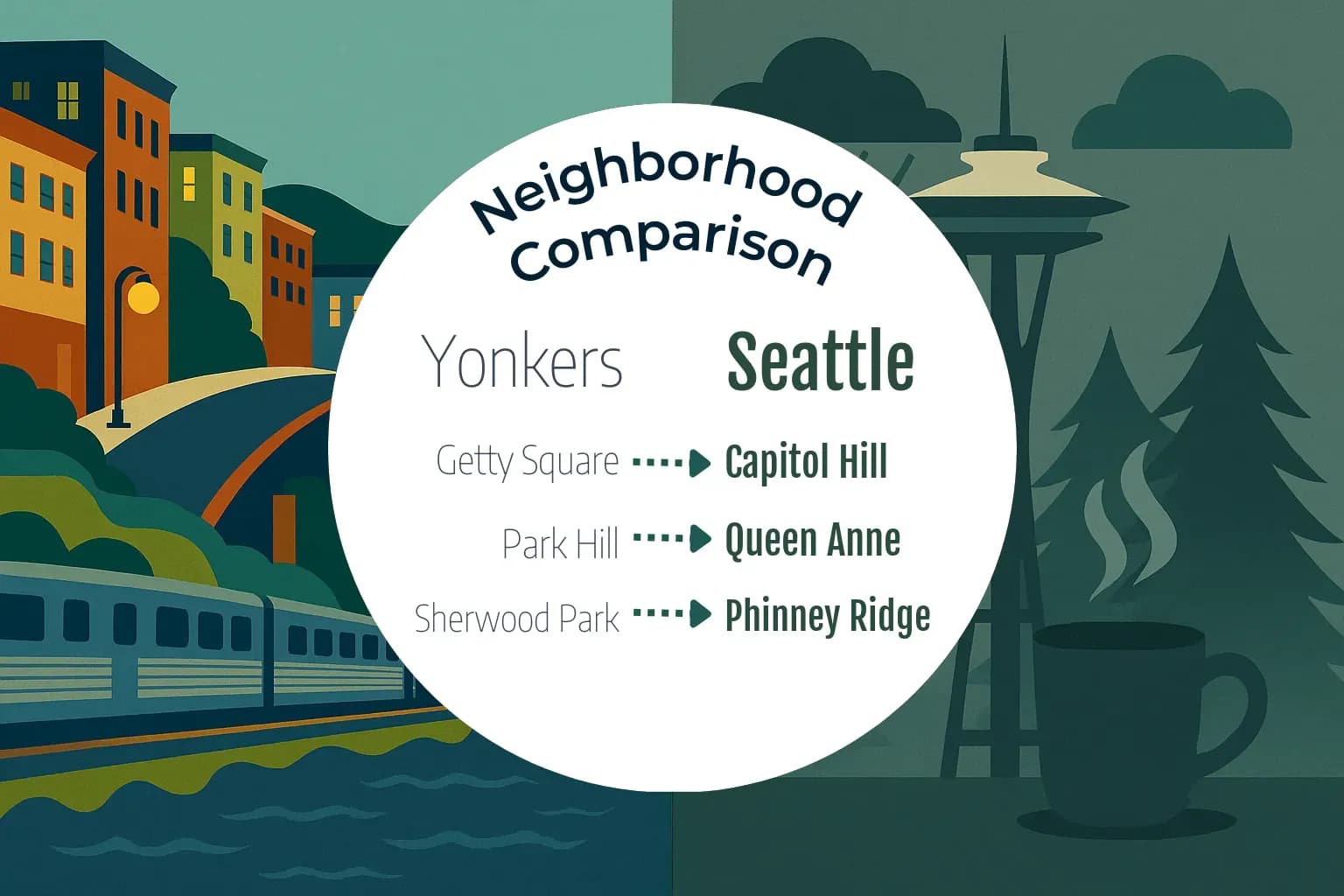 Yonkers vs Seattle Neighborhood Comparison