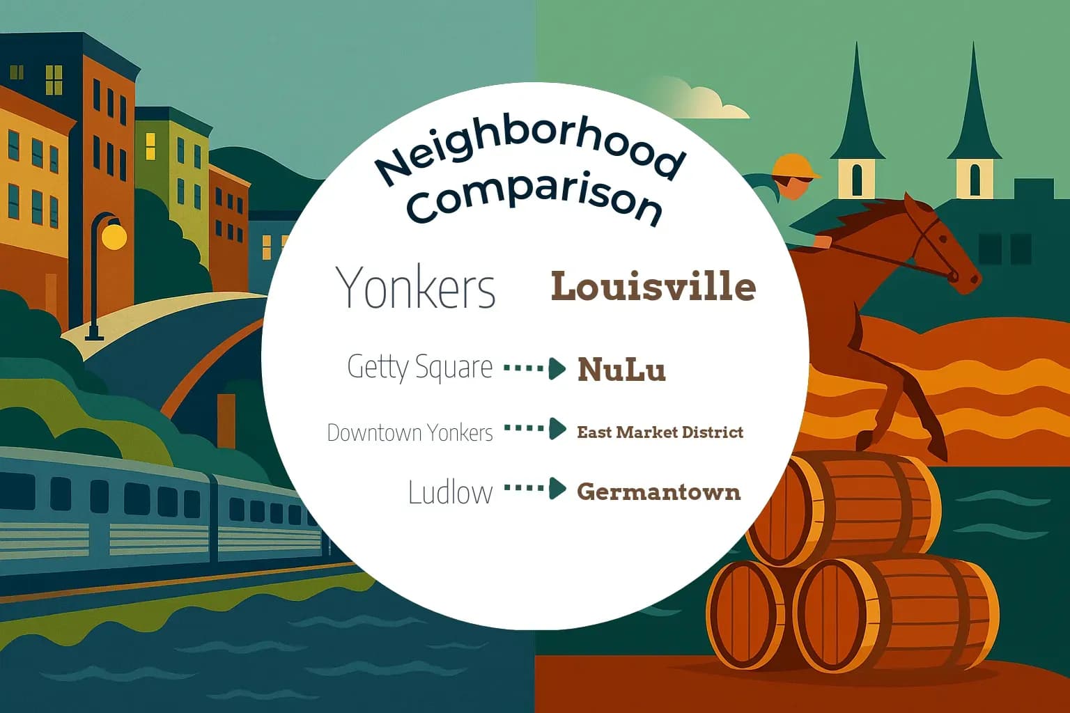 Yonkers vs Louisville Neighborhood Comparison