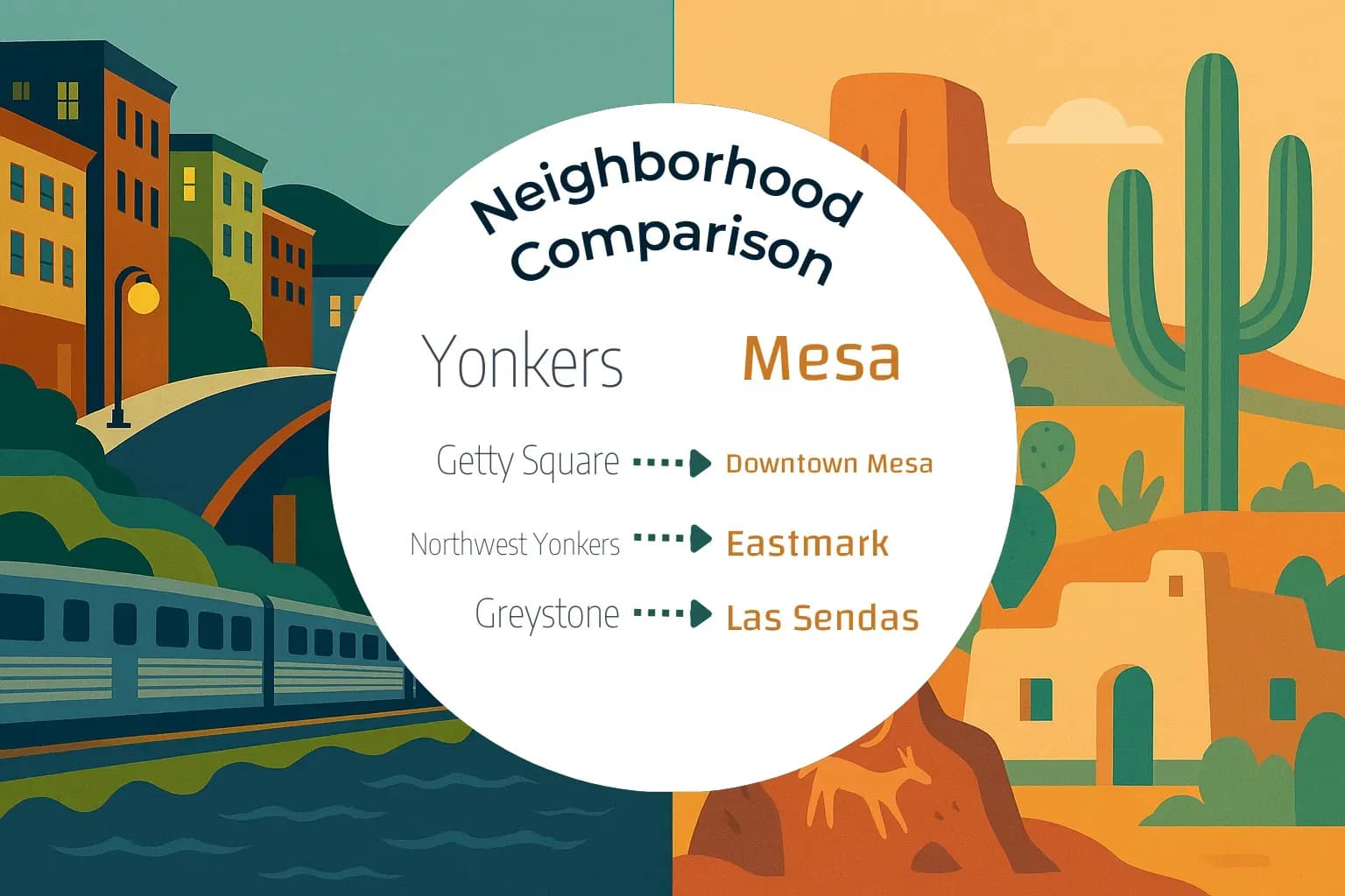 Yonkers vs Mesa Neighborhood Comparison