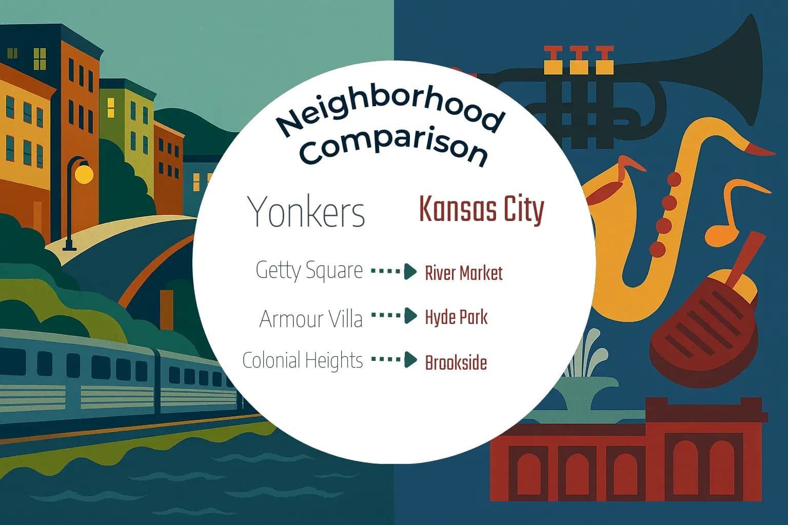 Yonkers vs Kansas City Neighborhood Comparison