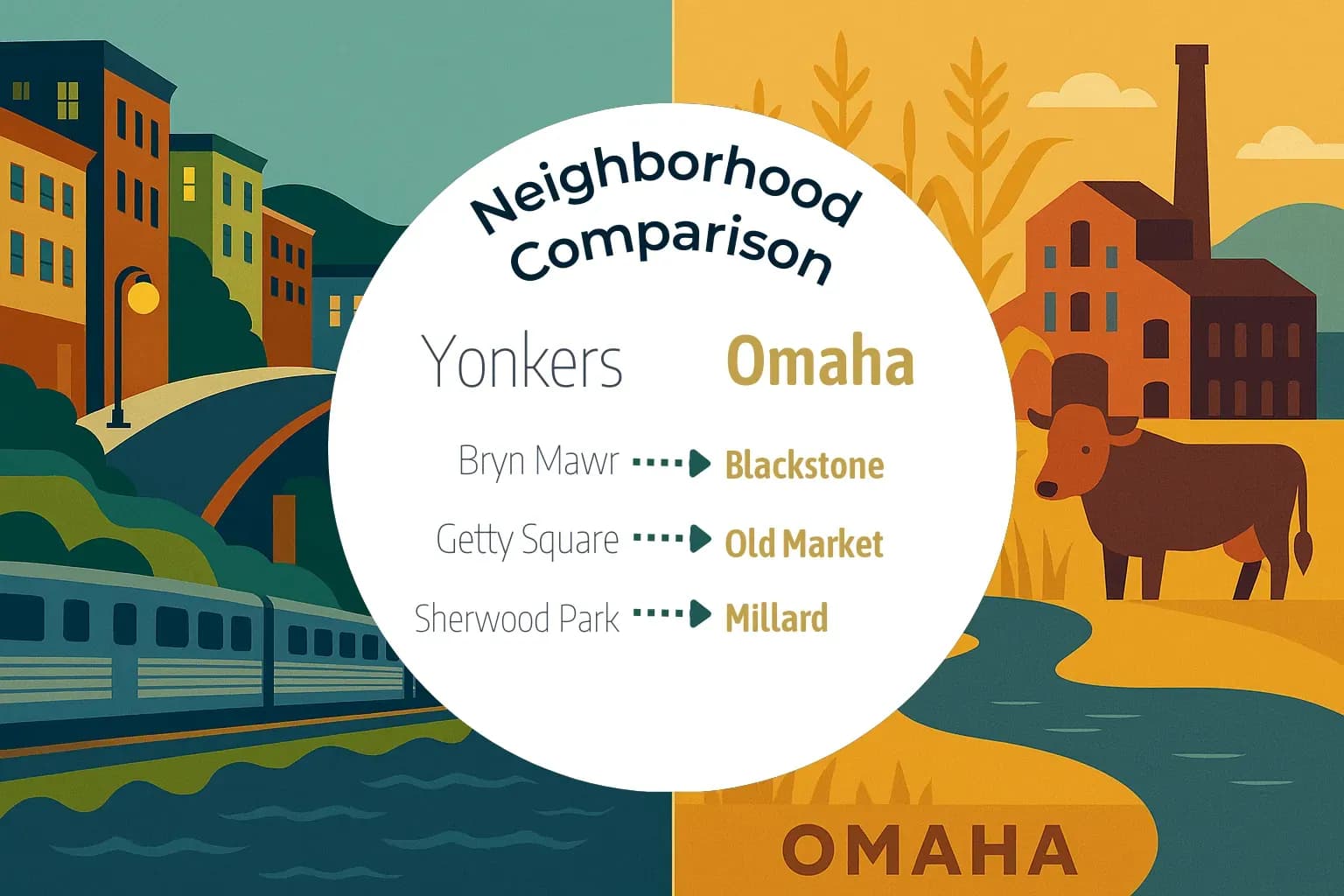 Yonkers vs Omaha Neighborhood Comparison