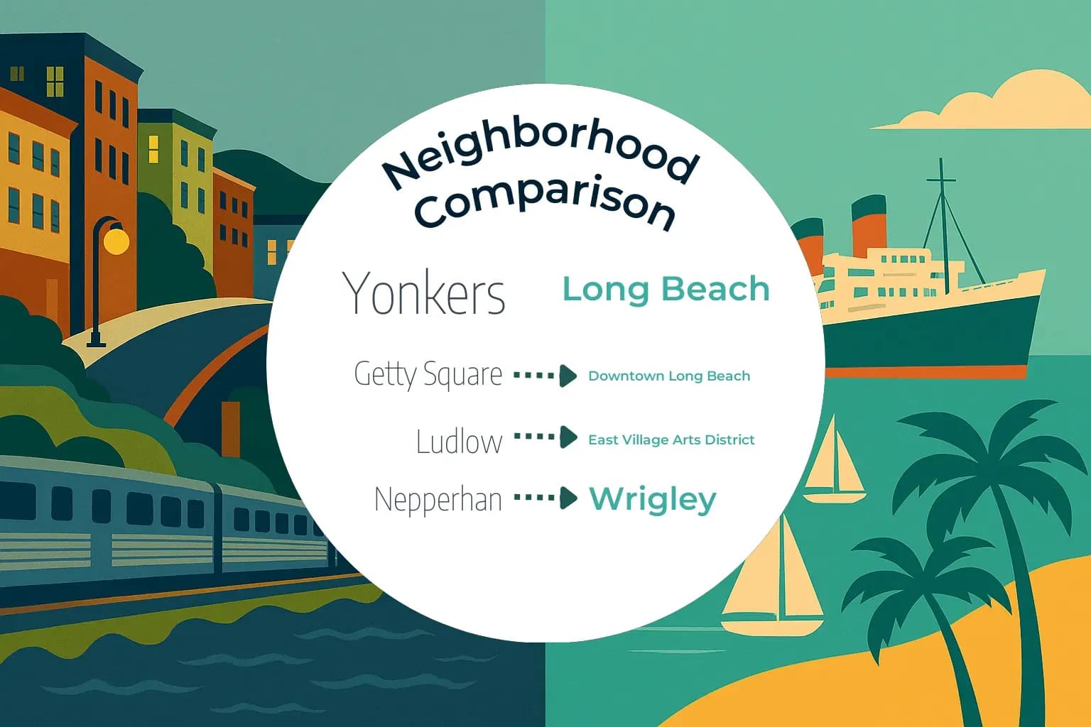 Yonkers vs Long Beach Neighborhood Comparison