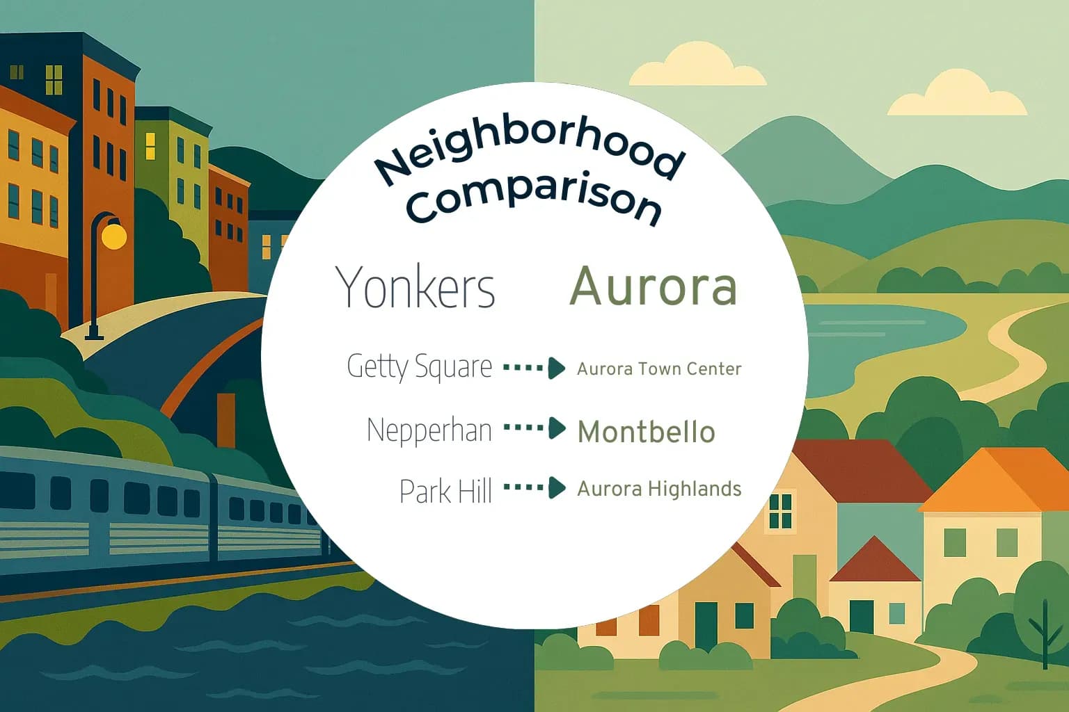 Yonkers vs Aurora Neighborhood Comparison