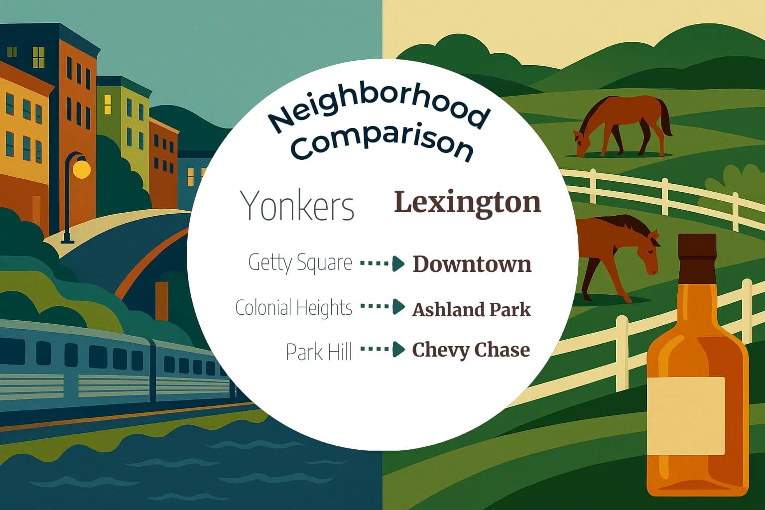 Yonkers vs Lexington Neighborhood Comparison