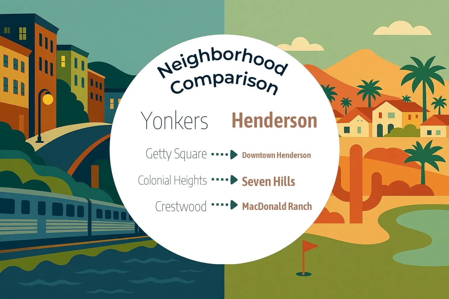 Yonkers vs Henderson Neighborhood Comparison