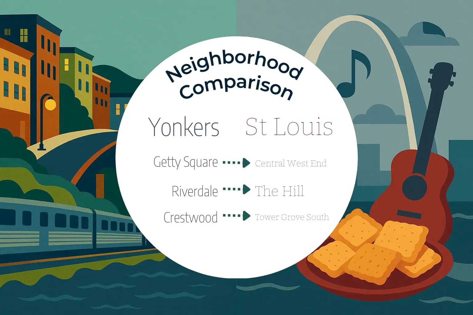 Yonkers vs St. Louis Neighborhood Comparison