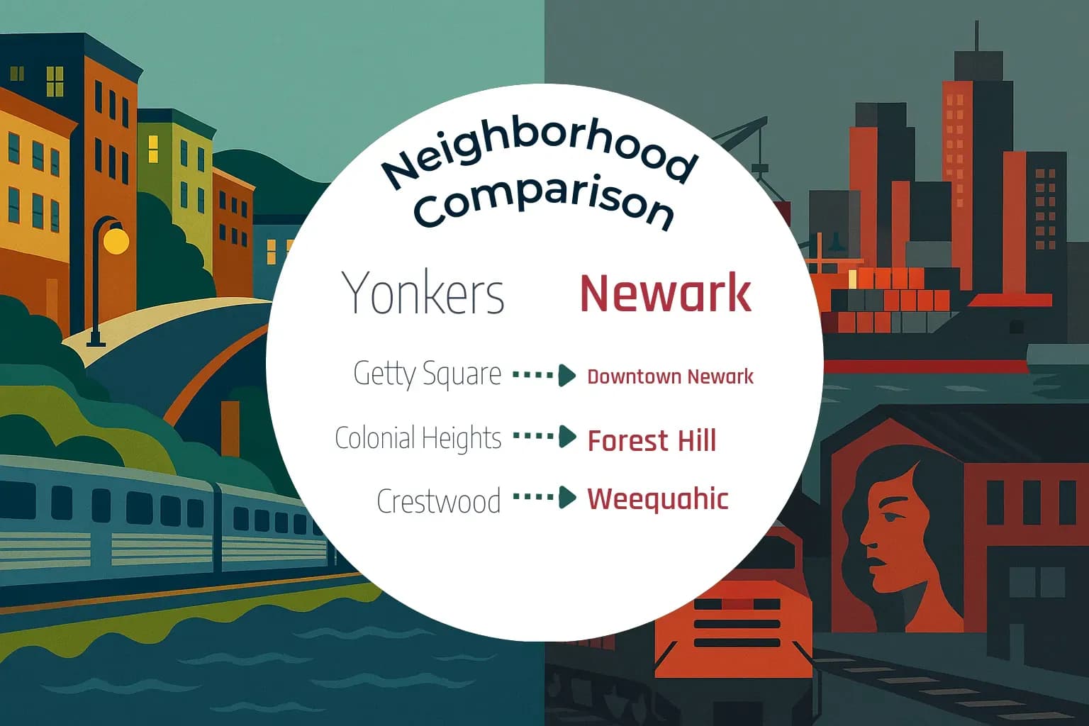 Yonkers vs Newark Neighborhood Comparison