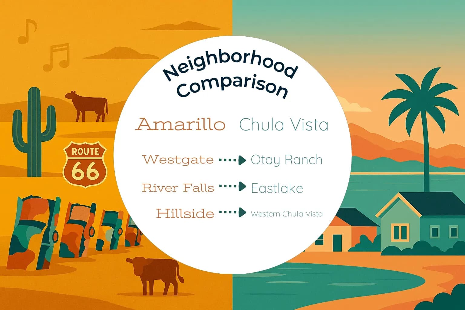 Amarillo vs Chula Vista Neighborhood Comparison