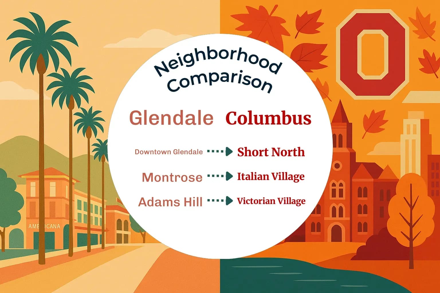 Glendale vs Columbus Neighborhood Comparison