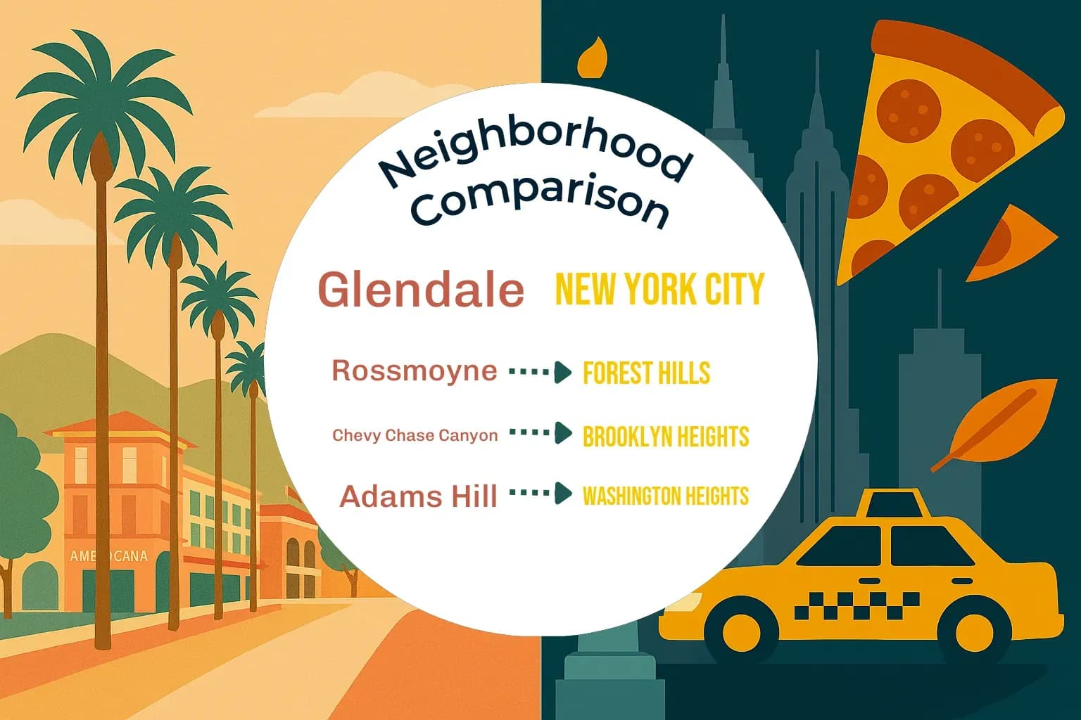 Glendale vs New York City Neighborhood Comparison