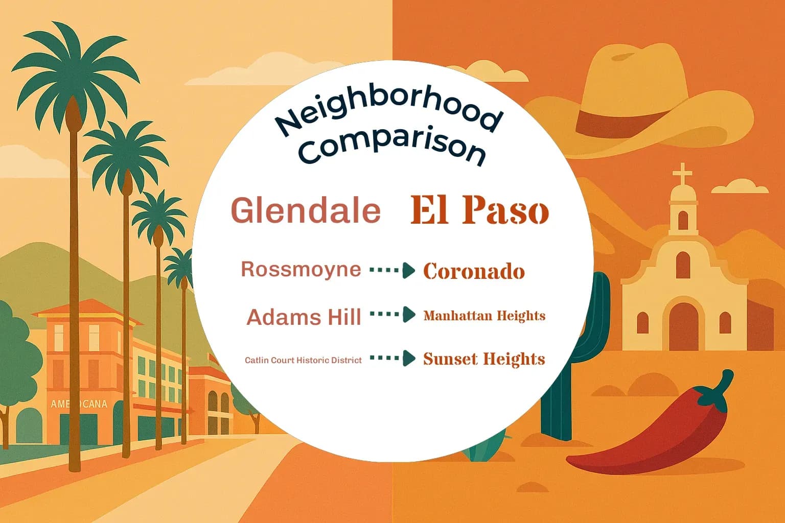 Glendale vs El Paso Neighborhood Comparison