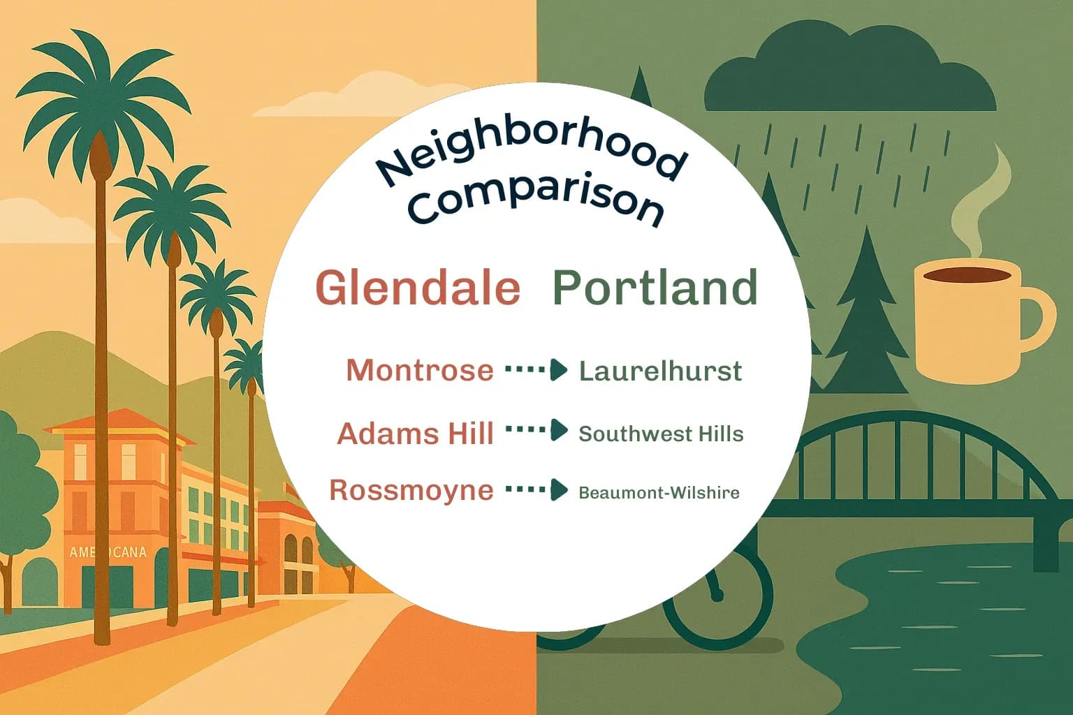 Glendale vs Portland Neighborhood Comparison