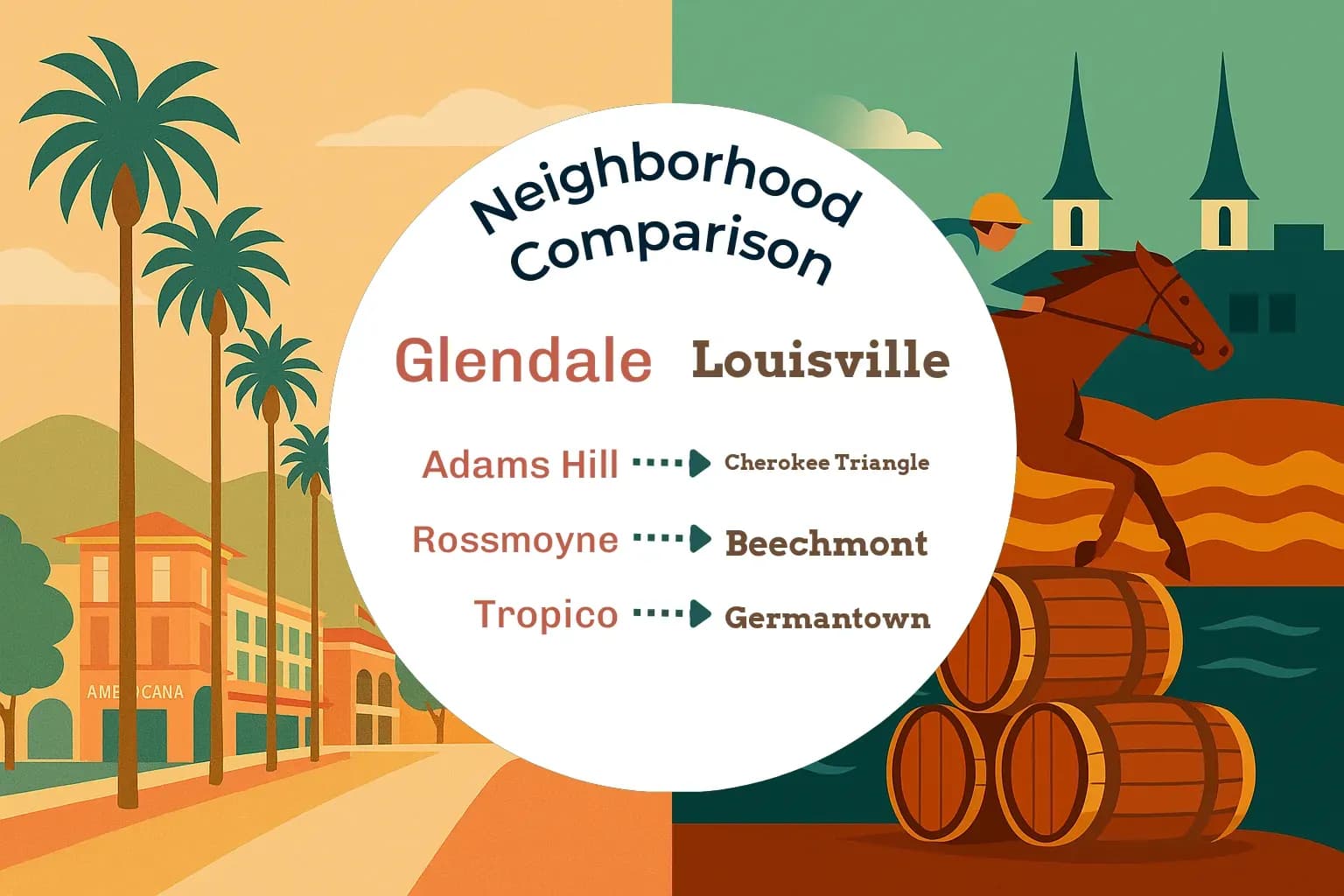 Glendale vs Louisville Neighborhood Comparison