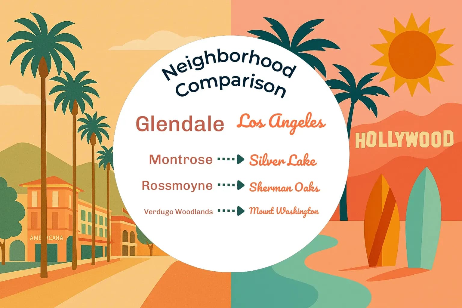 Glendale vs Los Angeles Neighborhood Comparison
