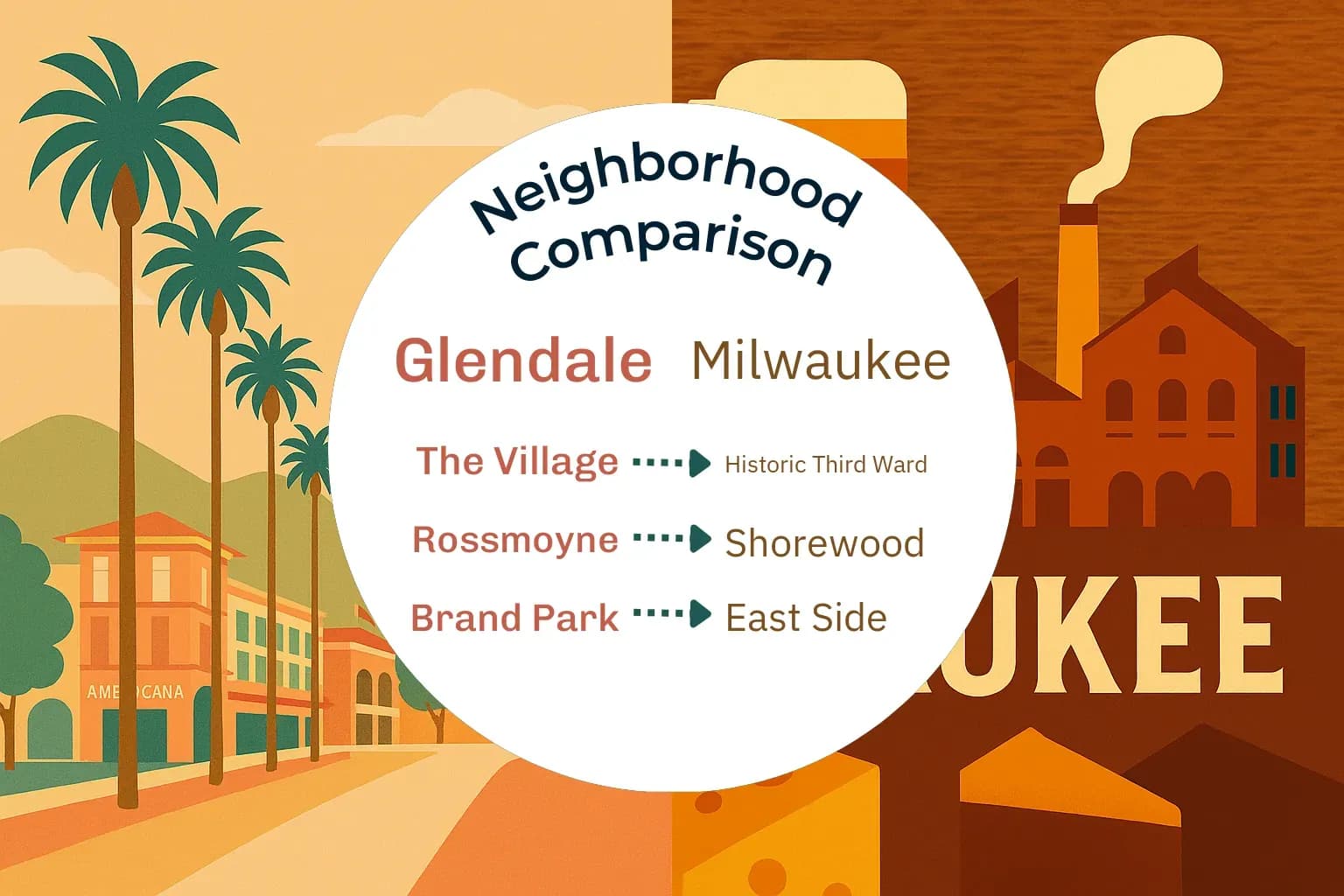 Glendale vs Milwaukee Neighborhood Comparison
