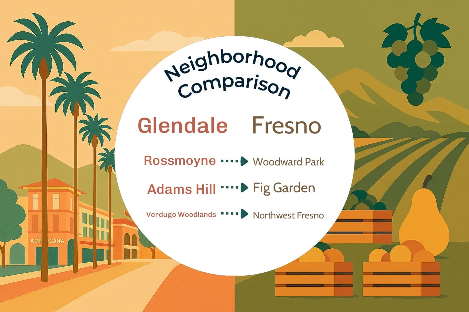 Glendale vs Fresno Neighborhood Comparison