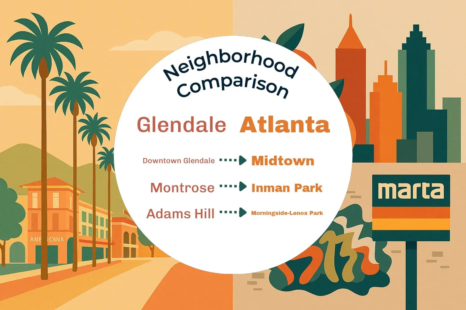 Glendale vs Atlanta Neighborhood Comparison