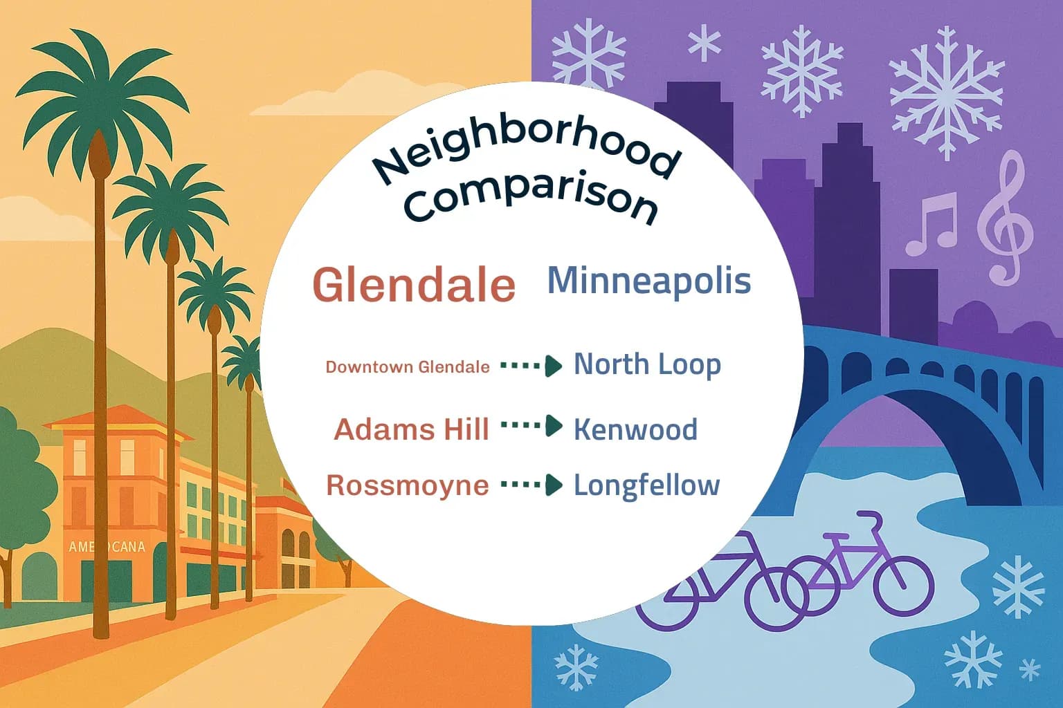 Glendale vs Minneapolis Neighborhood Comparison