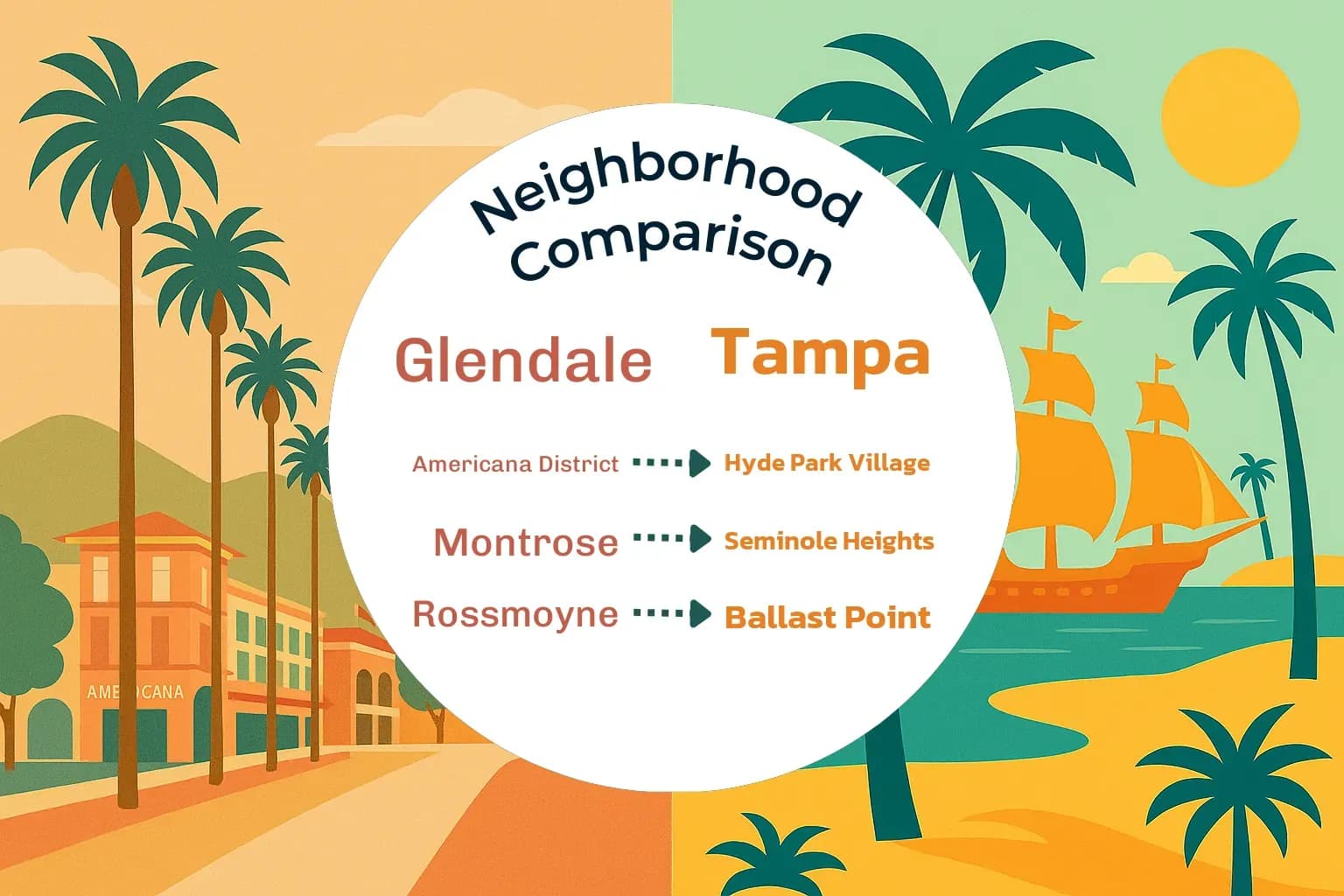 Glendale vs Tampa Neighborhood Comparison