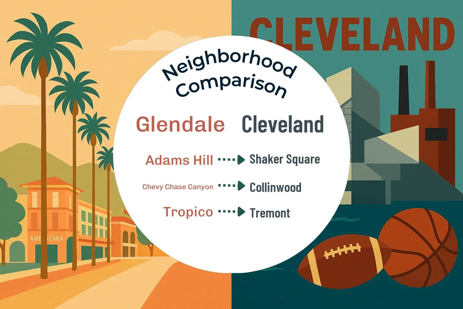 Glendale vs Cleveland Neighborhood Comparison