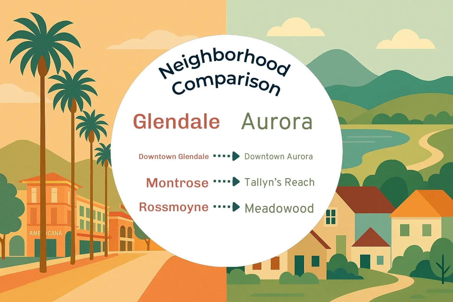 Glendale vs Aurora Neighborhood Comparison