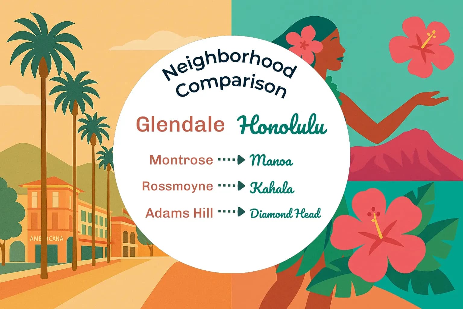 Glendale vs Honolulu Neighborhood Comparison