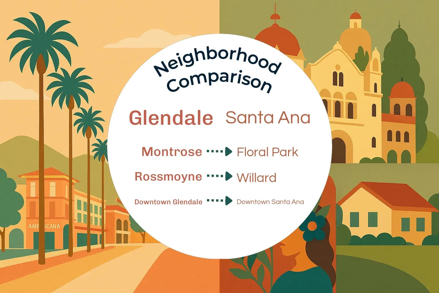 Glendale vs Santa Ana Neighborhood Comparison