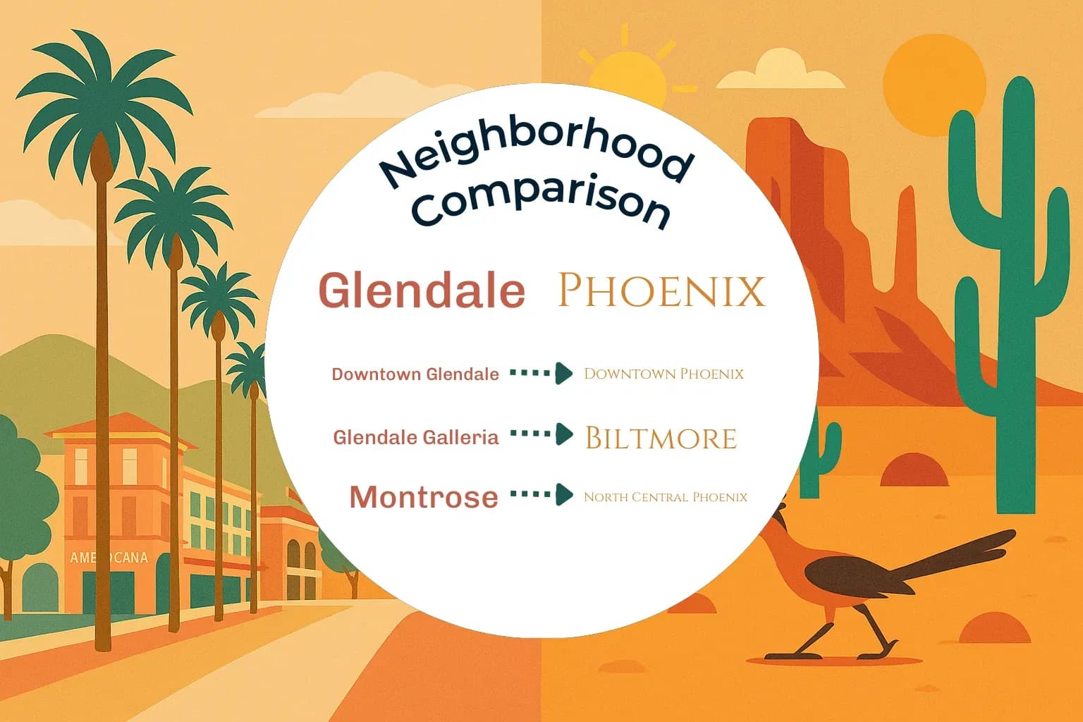 Glendale vs Phoenix Neighborhood Comparison