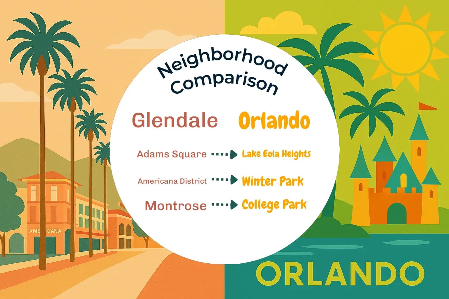 Glendale vs Orlando Neighborhood Comparison