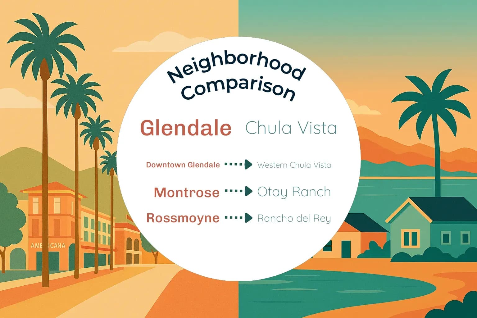 Glendale vs Chula Vista Neighborhood Comparison