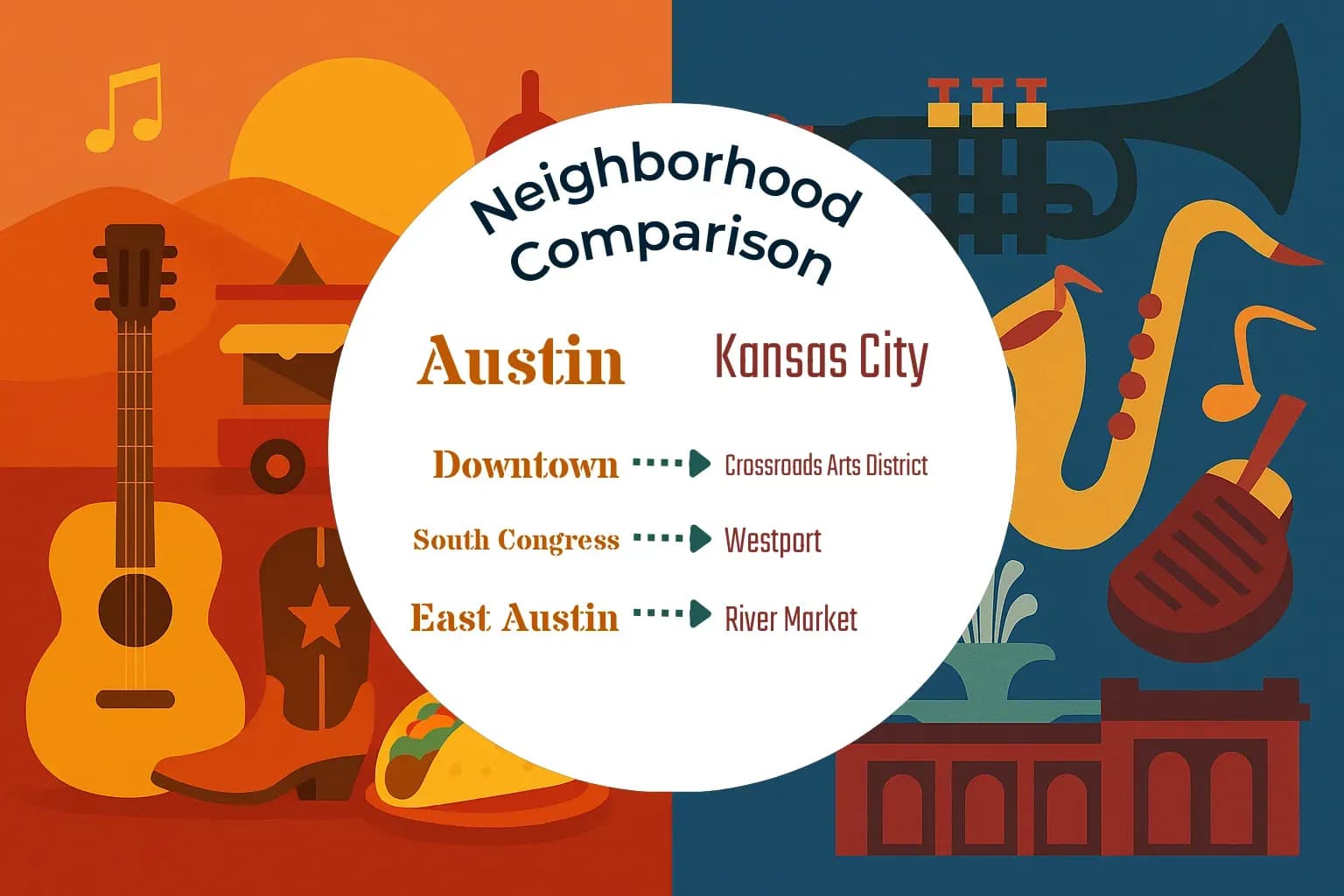 Austin vs Kansas City Neighborhood Comparison
