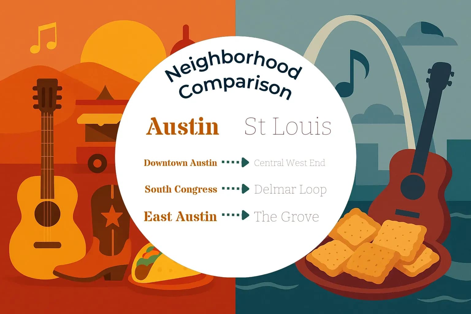 Austin vs St. Louis Neighborhood Comparison