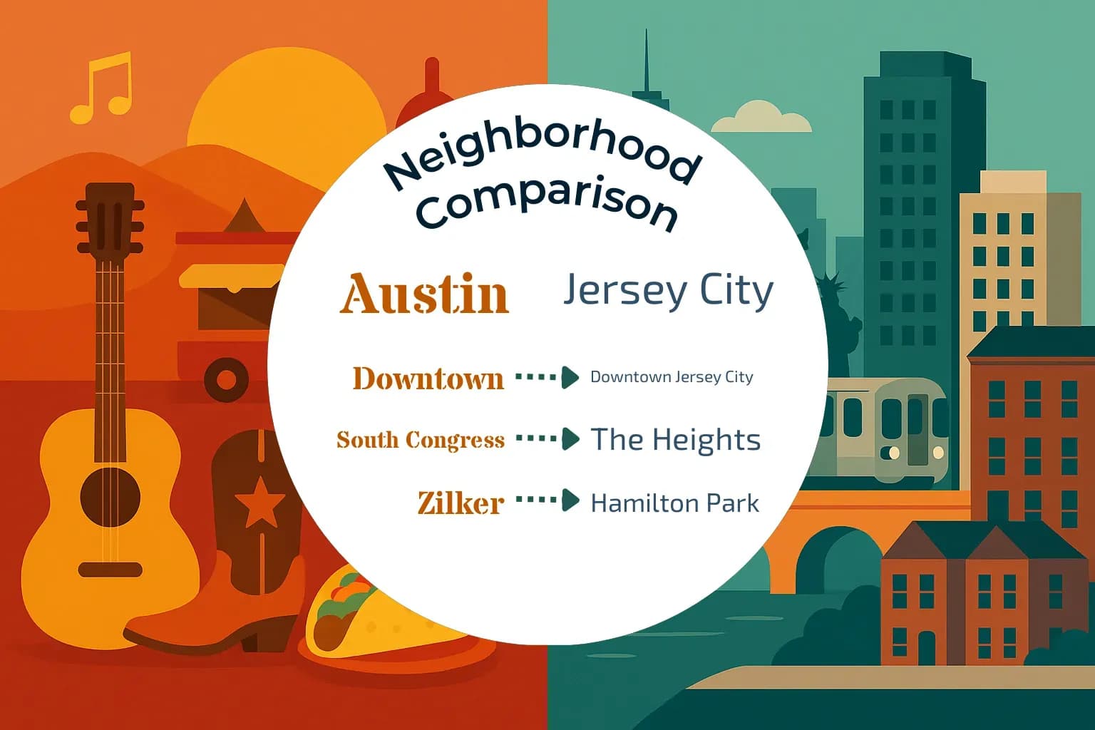 Austin vs Jersey City Neighborhood Comparison