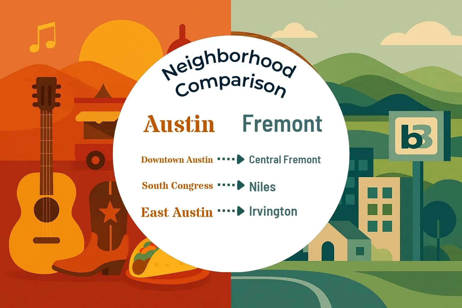 Austin vs Fremont Neighborhood Comparison