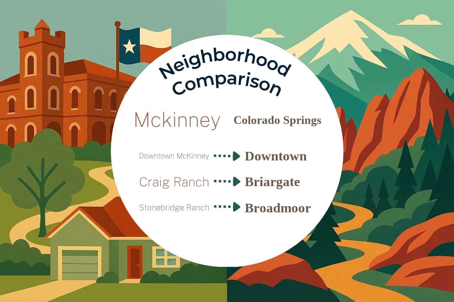 Mckinney vs Colorado Springs Neighborhood Comparison