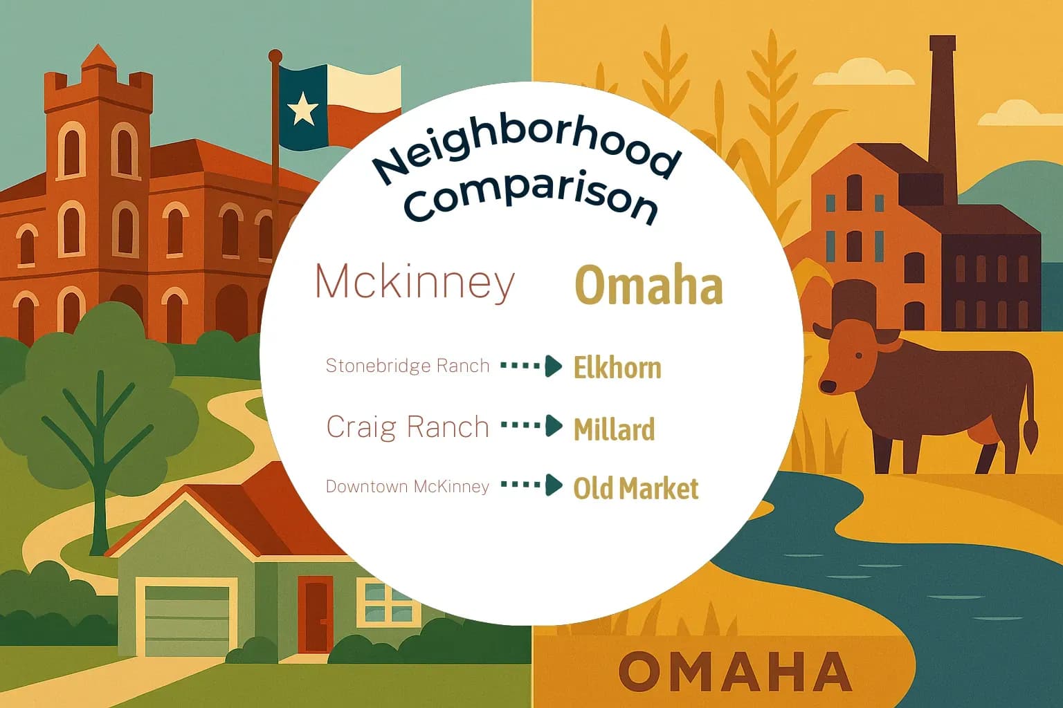 Mckinney vs Omaha Neighborhood Comparison
