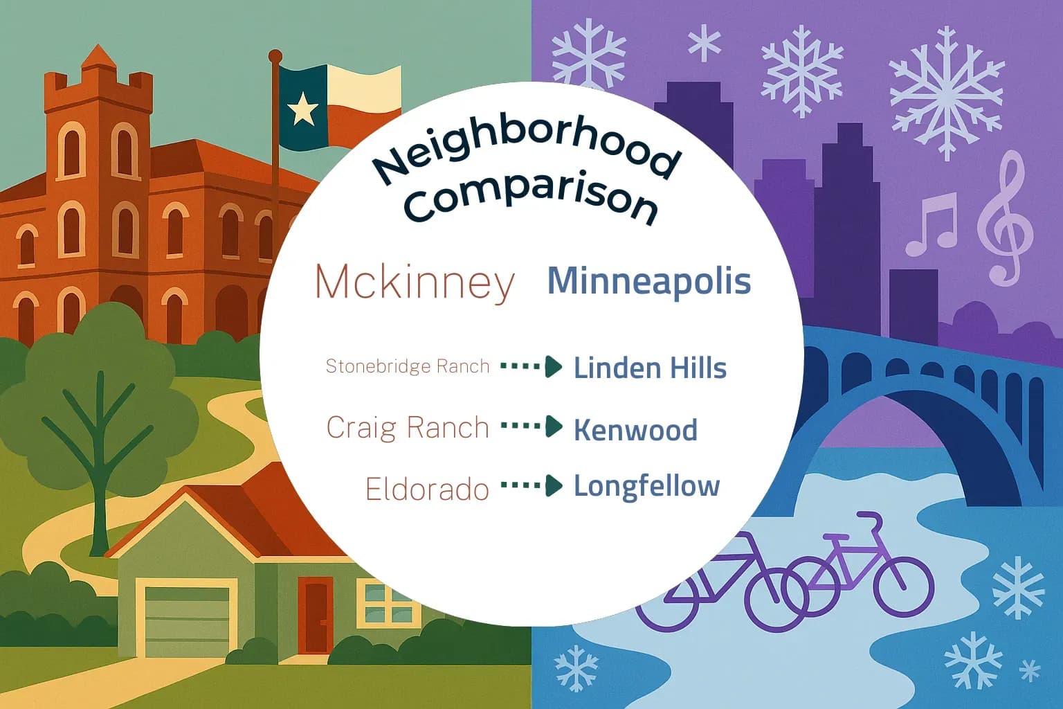 Mckinney vs Minneapolis Neighborhood Comparison