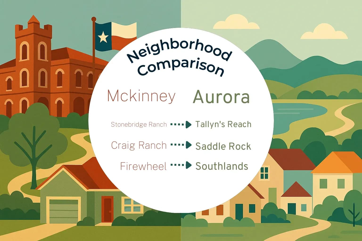 Mckinney vs Aurora Neighborhood Comparison