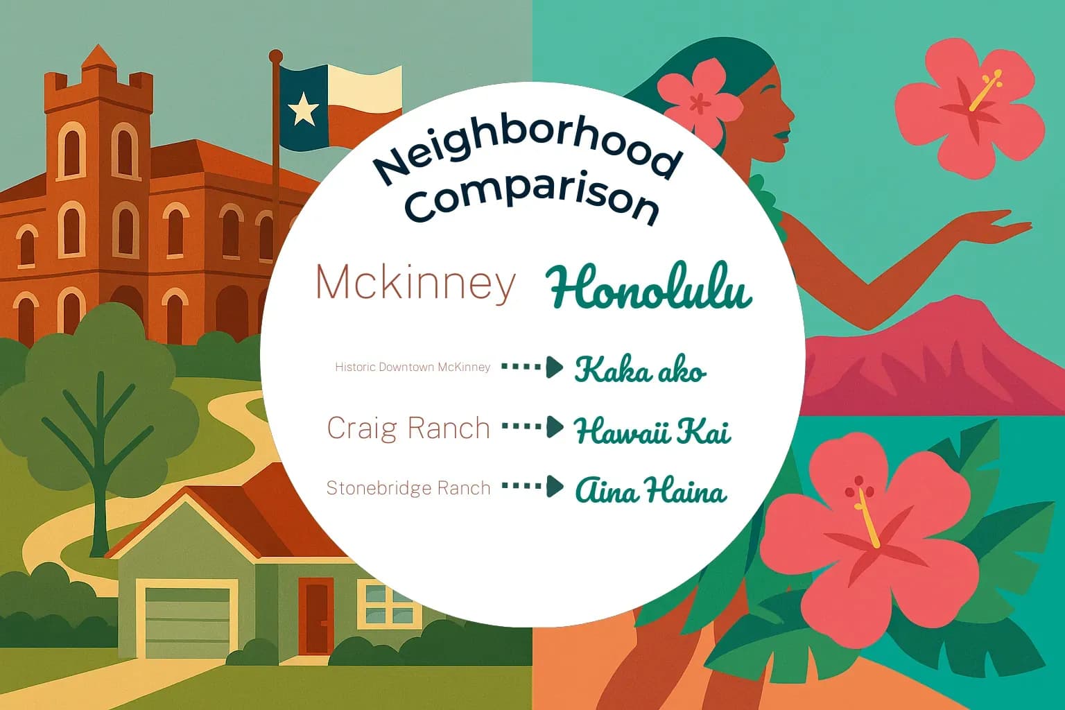 Mckinney vs Honolulu Neighborhood Comparison