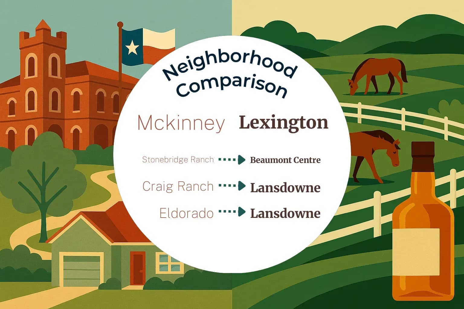 Mckinney vs Lexington Neighborhood Comparison