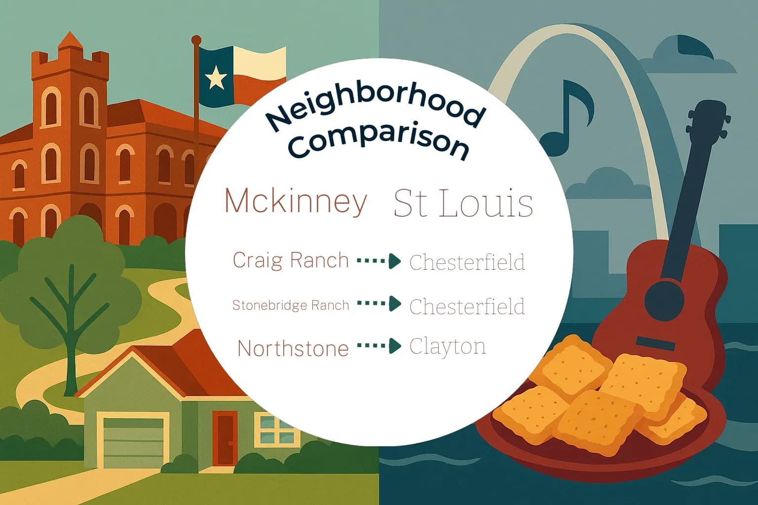 Mckinney vs St. Louis Neighborhood Comparison